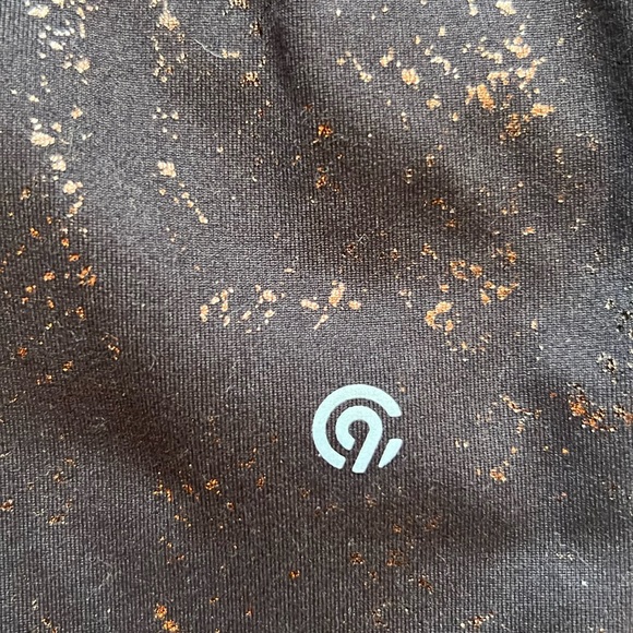 C9 by Champion brown yoga leggings with metallic gold sparkles, sz small - Picture 6 of 6